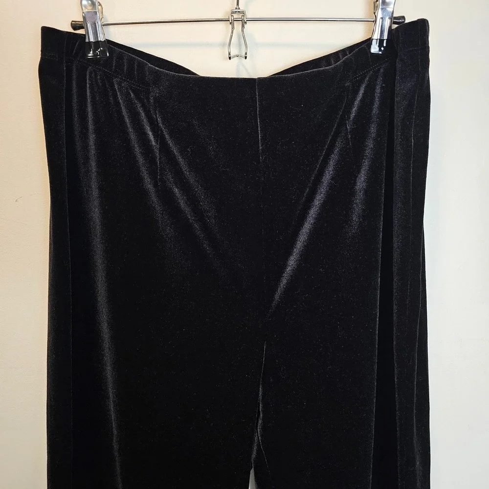 Chico's Velvet Black Sequins Party Top Bundle Pants Skirt Outfit Size 2 Large‎ - Picture 10 of 13